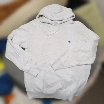 Champion 그레이 X-LARGE 후드티