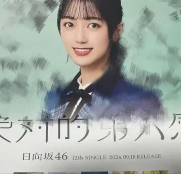 가격 인하 히나타자카46 히라오 호노카 친필 사인 포스터