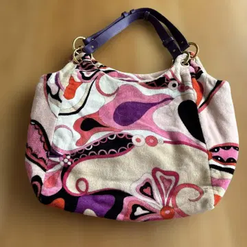 에밀리오 푸치 타월 원단 백