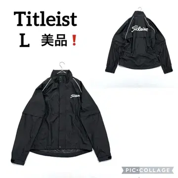 새상품급 타이틀리스트 우비 자켓 블랙 L 소매 탈부착 가능 2way