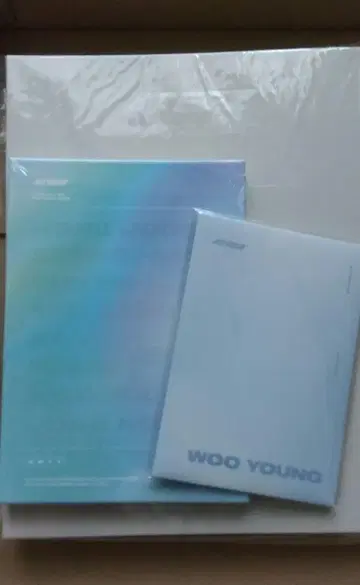 ATEEZ 우영 SUMMER MD 엽서 아크릴 스탠드 세트