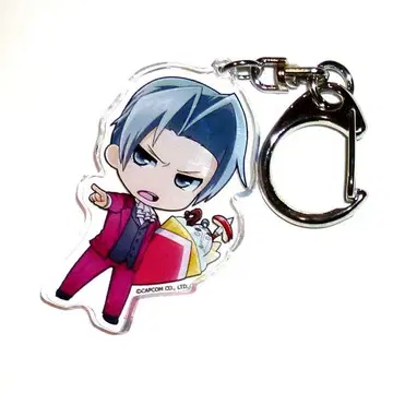 역전재판 미츠루기 레이지 123 마리오 크레이프 아크릴 키링