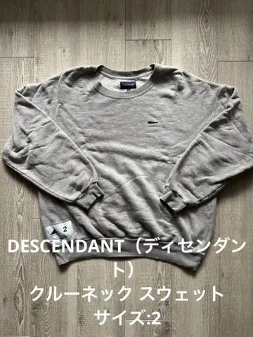 DESCENDANT (디센던트) 크루넥 맨투맨