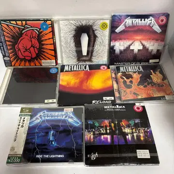 메탈리카 CD 8타이틀 디스크 9장 세트