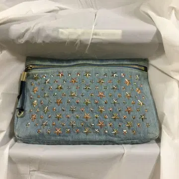 JIMMY CHOO 스터드 클러치백