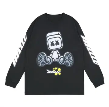 [일본 한정판] Marshmello 마시멜로 롱 슬리브 T셔츠