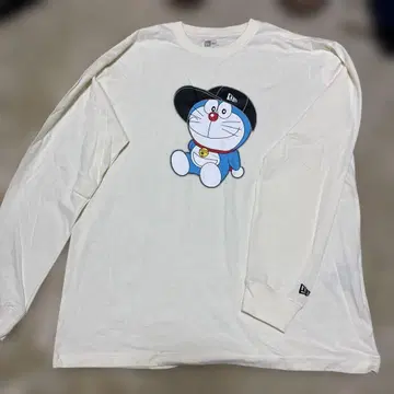 New Era 도라에몽 긴팔 셔츠 XXL