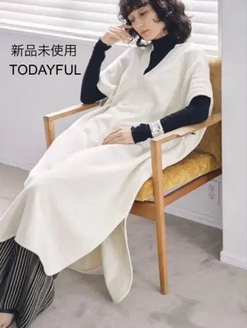 미사용 TODAYFUL 맨투맨 카프탄 드레스
