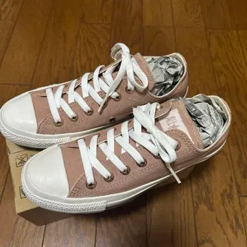 ALL STAR 베이지 로우컷 스니커즈