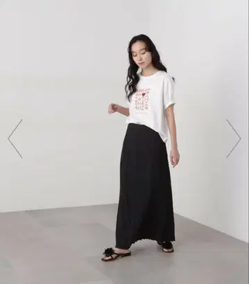 N. Natural Beauty Basic 섀도우 체크 이지 스커트