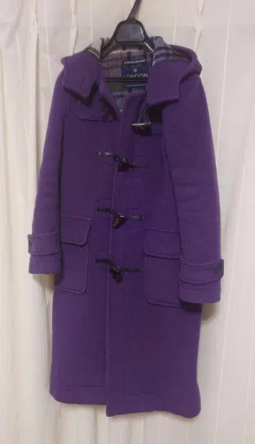 LONDON TRADITION 보라색 더플 코트 ( size 34 )