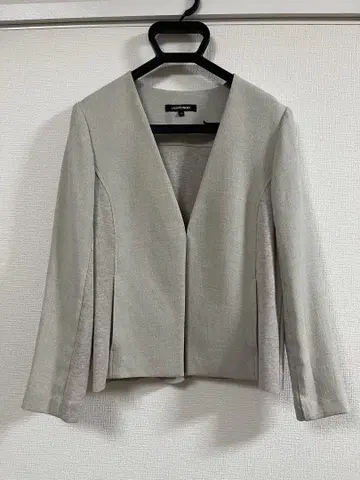 LAUTREAMONT 노카라 자켓 40 그레이