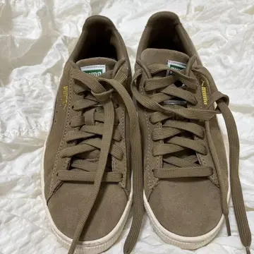 Puma 스웨이드 브라운 로우컷 스니커즈 24cm