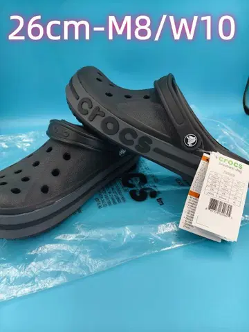 crocs 블랙 클로그 샌들 26cm-M8/W10 a1