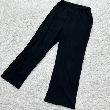 [ c6355 ] LOWRYS FARM 이지 팬츠 블랙