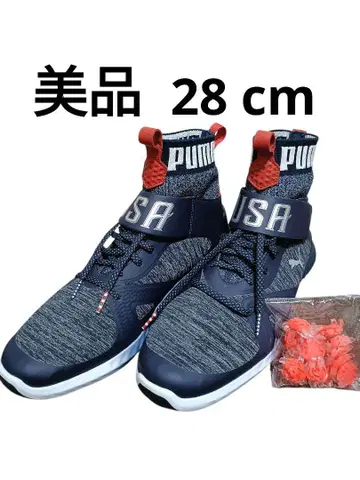 [ 새상품급 ] 푸마 USA 한정판 이그나이트 하이 탑 네이비 28cm