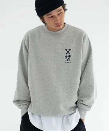 YCM 그레이 맨투맨