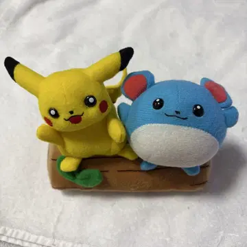 포켓몬스터 포켓몬 계곡 봉제 인형 피카츄 마릴 TOMY 레트로