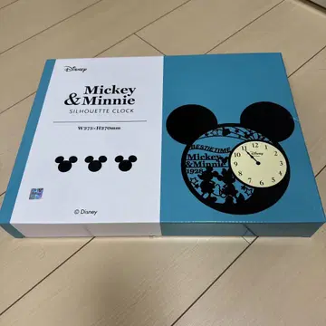 디즈니 미키 & 미니 실루엣 시계