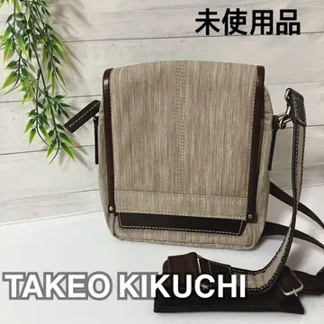 TAKEO KIKUCHI 숄더백 베이지
