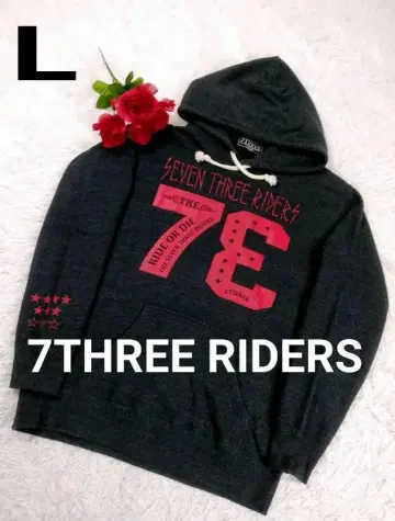 [레어] 세븐쓰리 라이더스 7THREE RIDERS 후드티 L 블랙