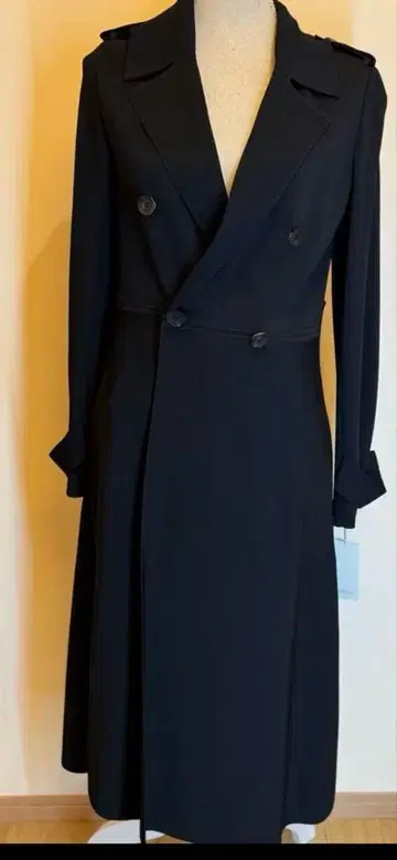 가격 인하 미사용 새상품 에포카 니트 트렌치풍 롱 코트