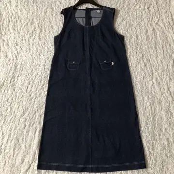 피코네 데님 오버롤 스커트 40
