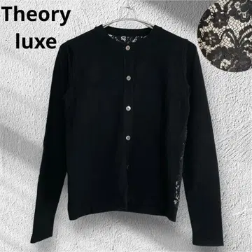 새상품급 Theory luxe 띠어리 럭스 레이스 가디건 꽃무늬