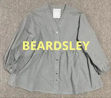 BEARDSLEY 깅엄 체크 루즈핏 개더 A라인 블라우스