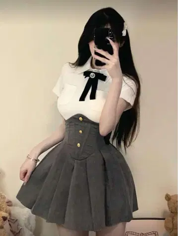 화이트/그레이 셋업