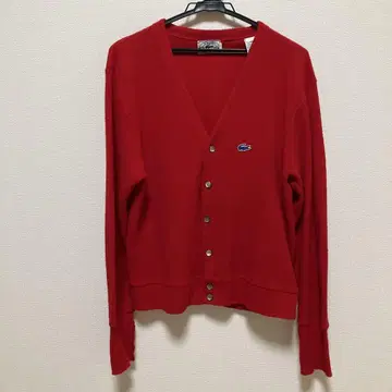 LACOSTE IZOD 레드 가디건