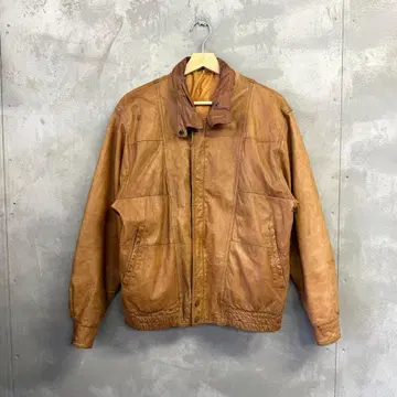 90s 가죽 자켓 양가죽 블루종