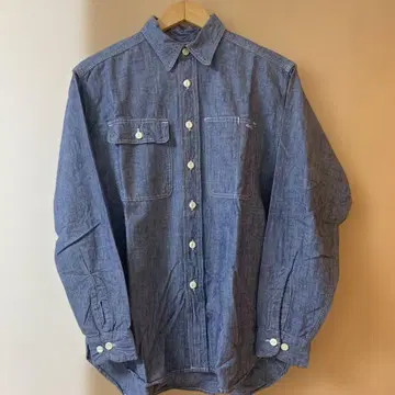 KENNETH FIELD / Cigar Shirt Chambray S