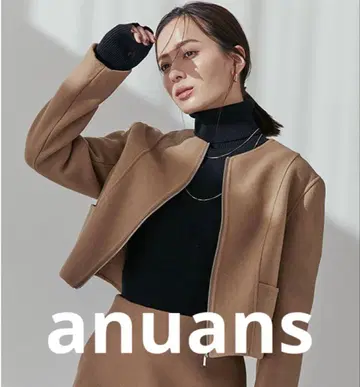 새상품급 anuans 2023AW 울 숏코트 M