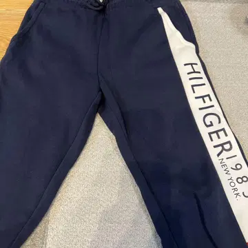 TOMMY HILFIGER 조거 팬츠 S 네이비
