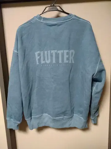 FLUTTER XL 맨투맨 플래터 오버 사이즈 바이커