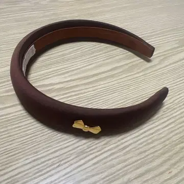 브라운 리본 포함 헤어밴드 Nina Ricci