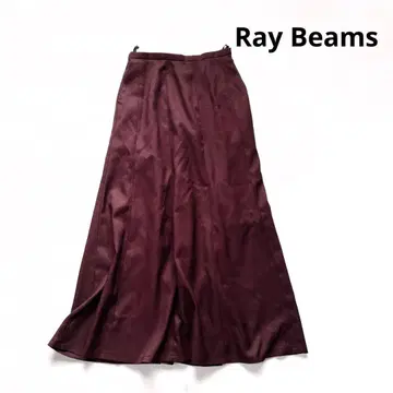 Ray BEAMS 2020AW 서지 플레어 롱 스커트