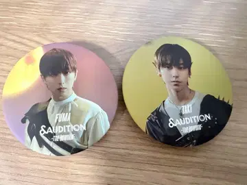 캔뱃지 &audition TAKI,FUMA