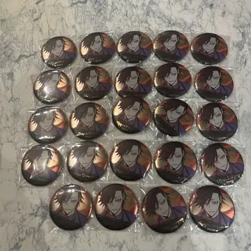 도겐 안키 메탈릭 캔뱃지 오이란자카 쿄야 24개