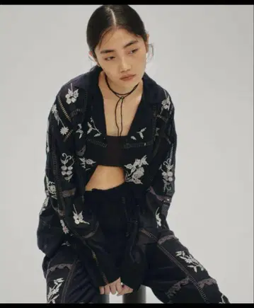 todayful Embroidery Patchwork Shirts