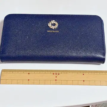 여성용 장지갑 네이비 MISCH MASCH