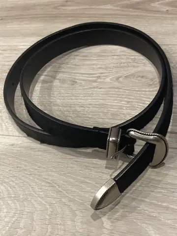 Wrangler HIAR ON HIDE WESTERN BELT BLACK