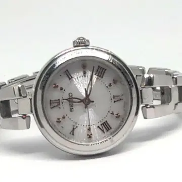 [정품 작동품] 세이코 솔라 손목시계 실버