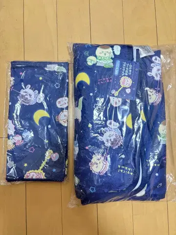 [ 미개봉 새상품 ] 마법사 치이카와 후드 부착 담요 & 시원한 손수건