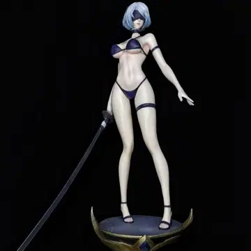 니어 오토마타 피규어 2B 1/4 스케일 도색 완료