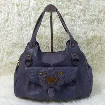 ANNA SUI 안나수이 핸드백 토트백 꽃무늬 버터플라이 퍼플