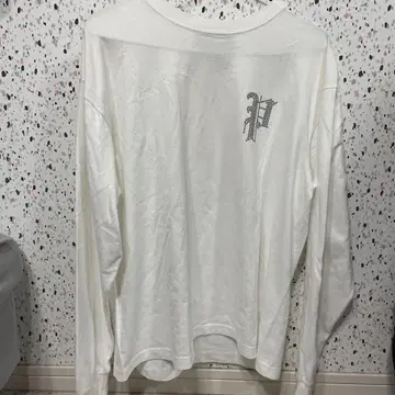 PHATRNK 스톤 장식 화이트 M 롱T