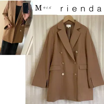 컨디션 최상! rienda 슬릿 슬리브 더블 테일러드 자켓 M 사이즈