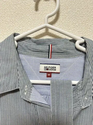 TOMMY HILFIGER DENIM 스트라이프 반팔 원피스